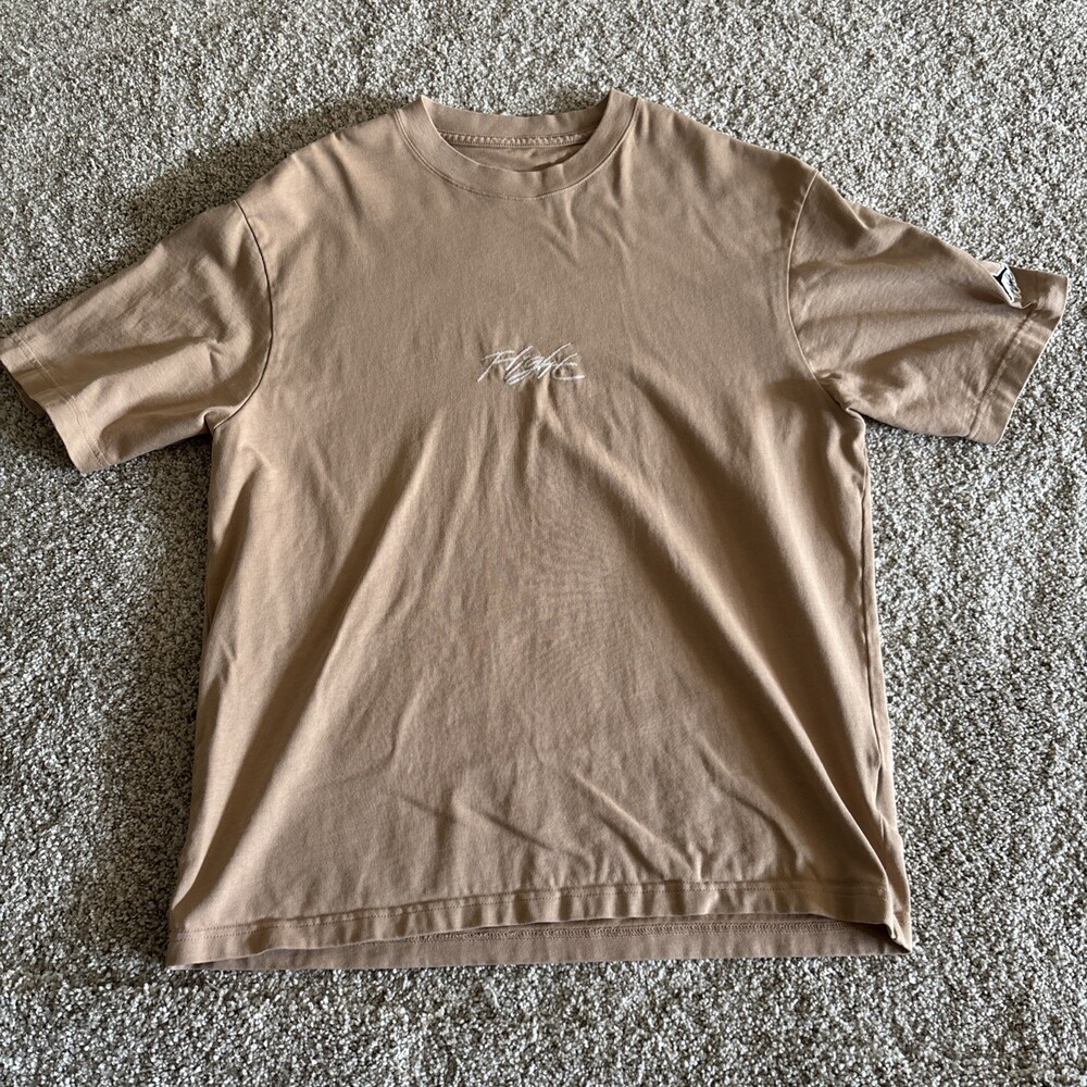Michael Jordan Flight T-Shirt Beige Mens size M Logo